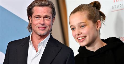 brad pitt with his daughter